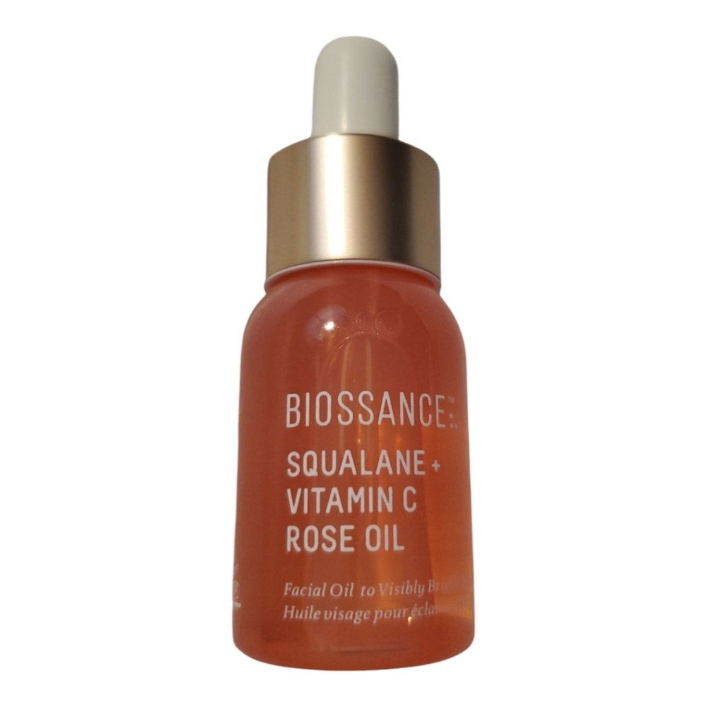 BIOSSANCE Squalane + Vitamin C Rose Oil - 12 ML / 0.4 FL OZ - Gift Size, NWOB - Picture 2 of 3